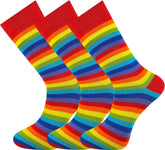 Unisex Extra Fine Combed Cotton Crew Socks |Colourful Designs | Seamless Toe | Make Your Steps Enjoyable